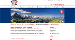 Desktop Screenshot of blasers.ch